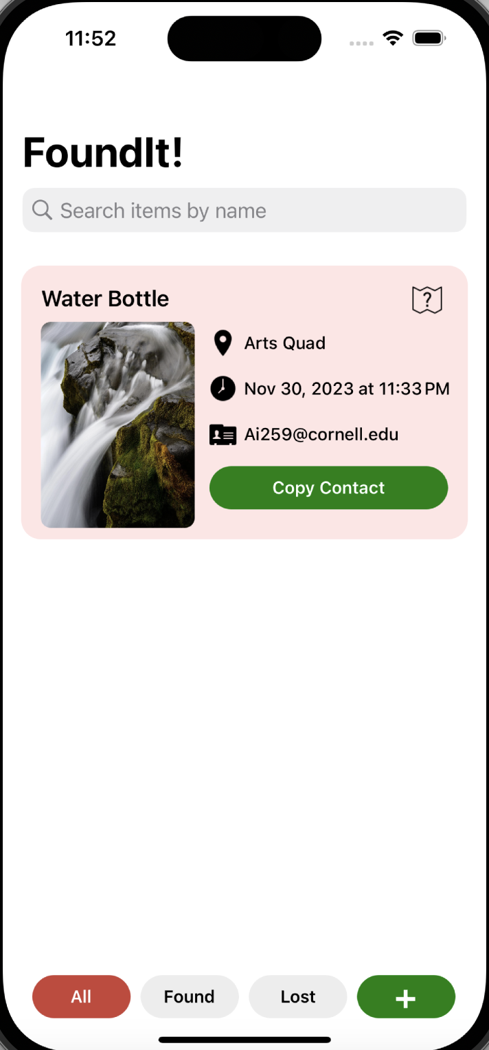 FoundIt! screenshot